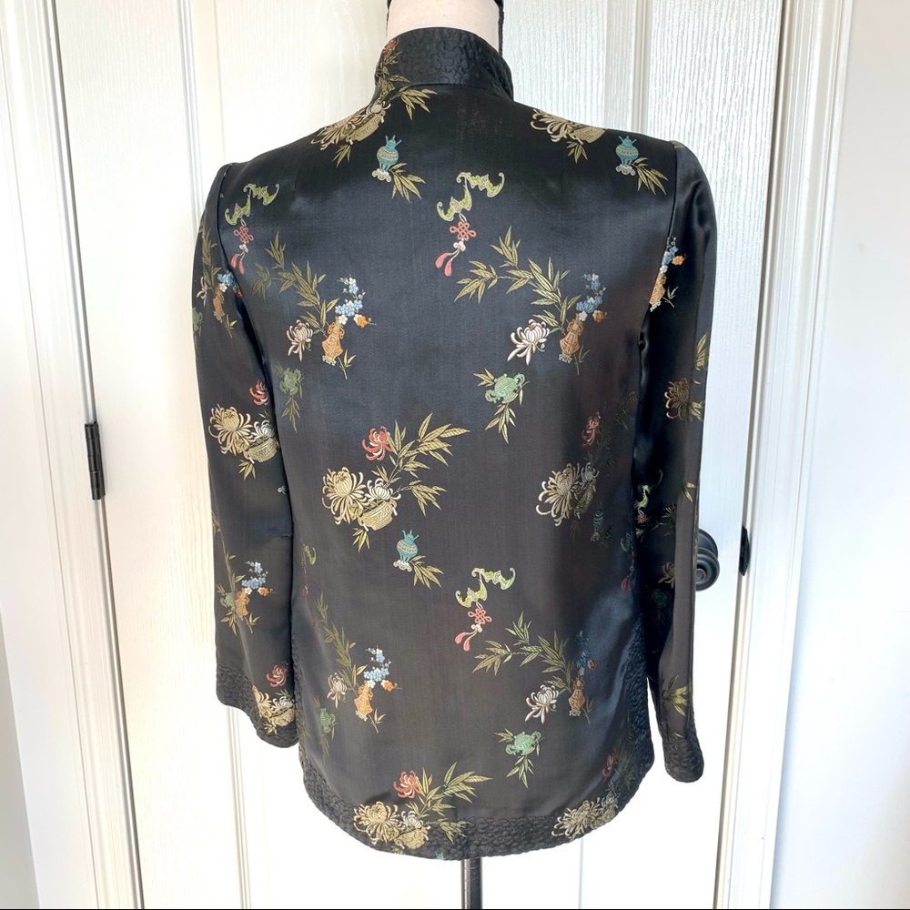 Reversible Embroidered Oriental Jacket/Blazers/M - image 4